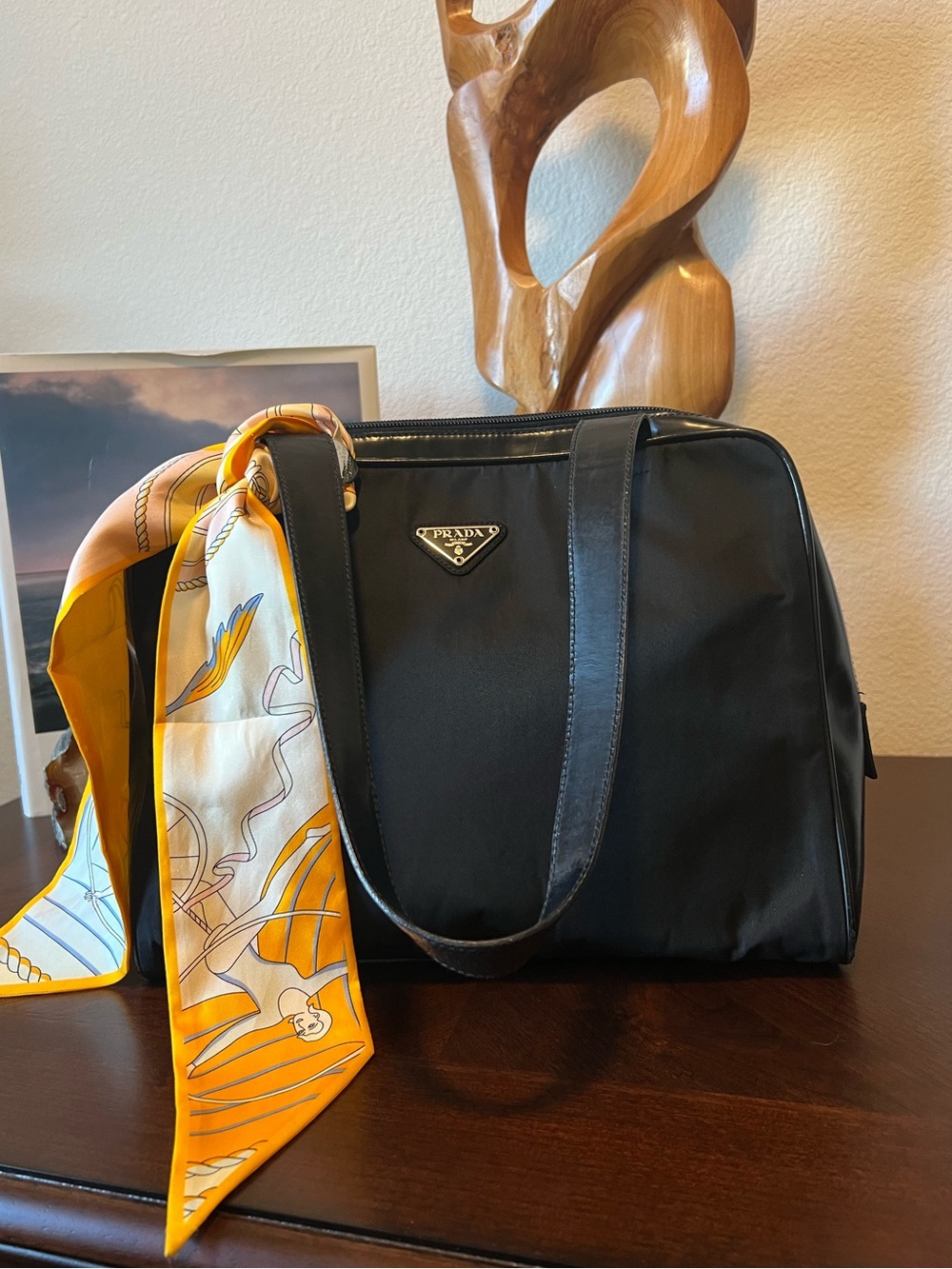 Prada Black Tote Bag - Nylon